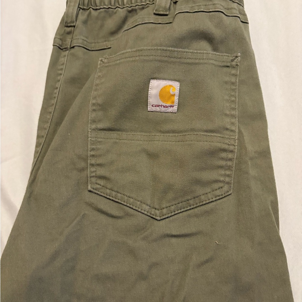 Carhartt Olive Green Work Chinos